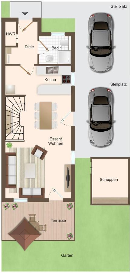 Alte Reihe 14 _Haus Teja_ Villa Zingst Bagian luar foto